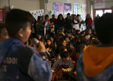 Niños y niñas presentaron propuestas para mejorar espacios públicos frente a autoridades provinciales y municipales