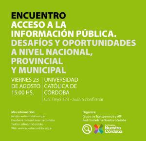Acceso a la Información Pública. Desafíos y oportunidades