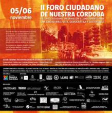 Comienza el II Foro Ciudadano de Nuestra Córdoba